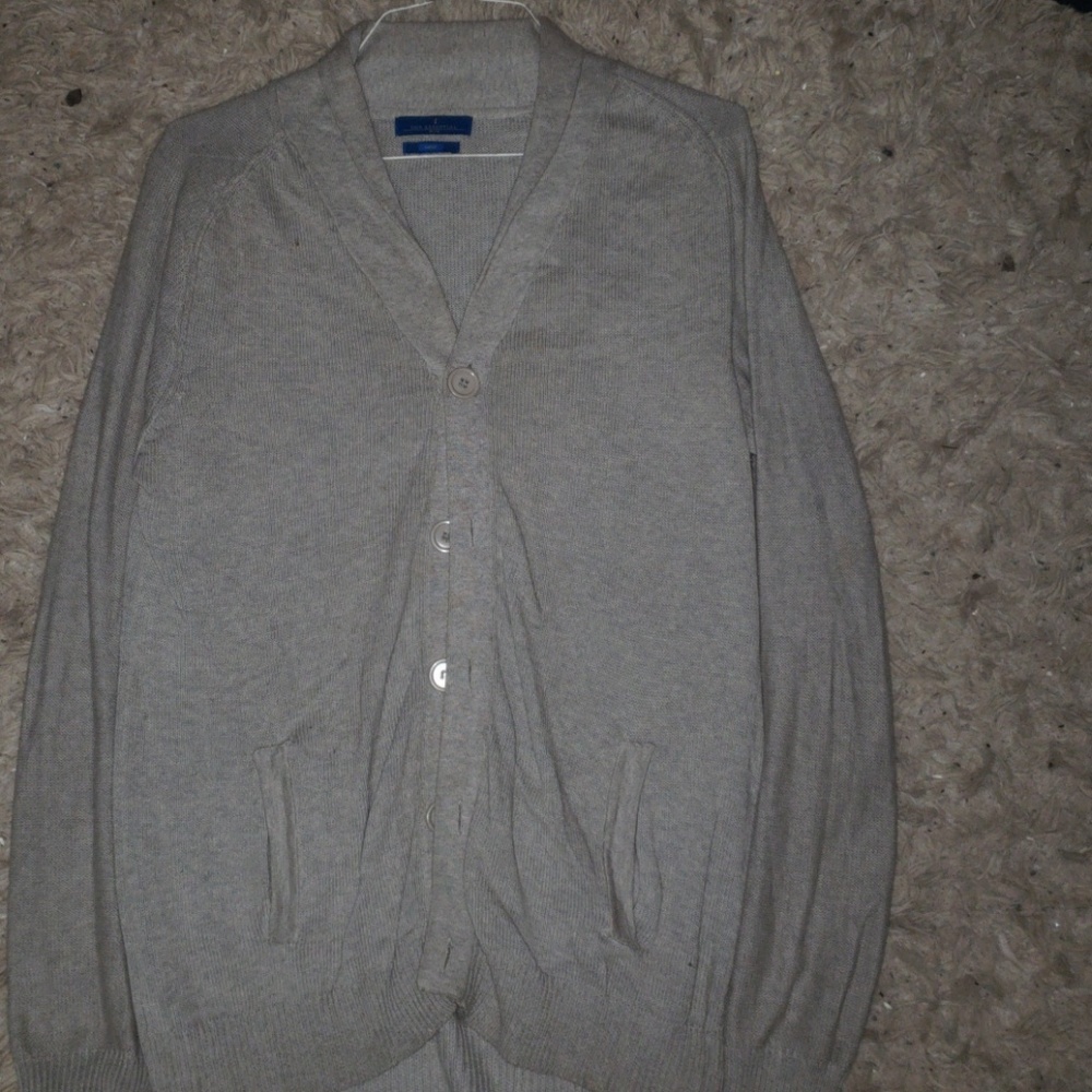 Grey cardigan